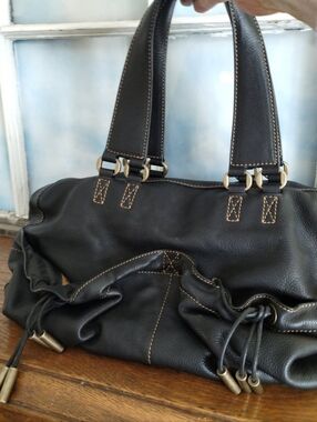 Donna Karan Purse with Contrast Stitching
